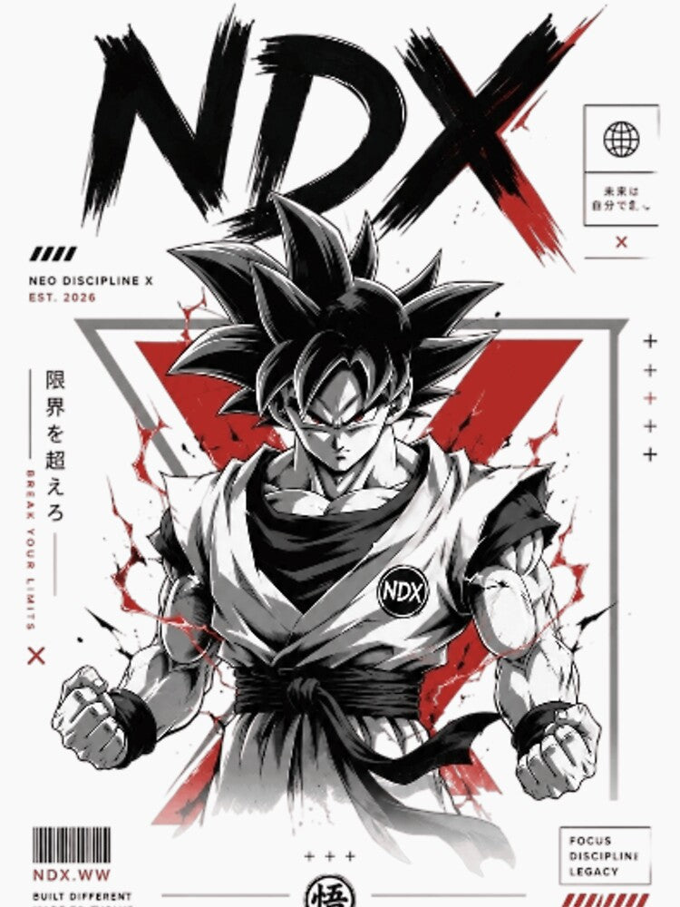 NDX Neo Discipline X – Anime Warrior Streetwear Graphic by NDX9 Unisex
