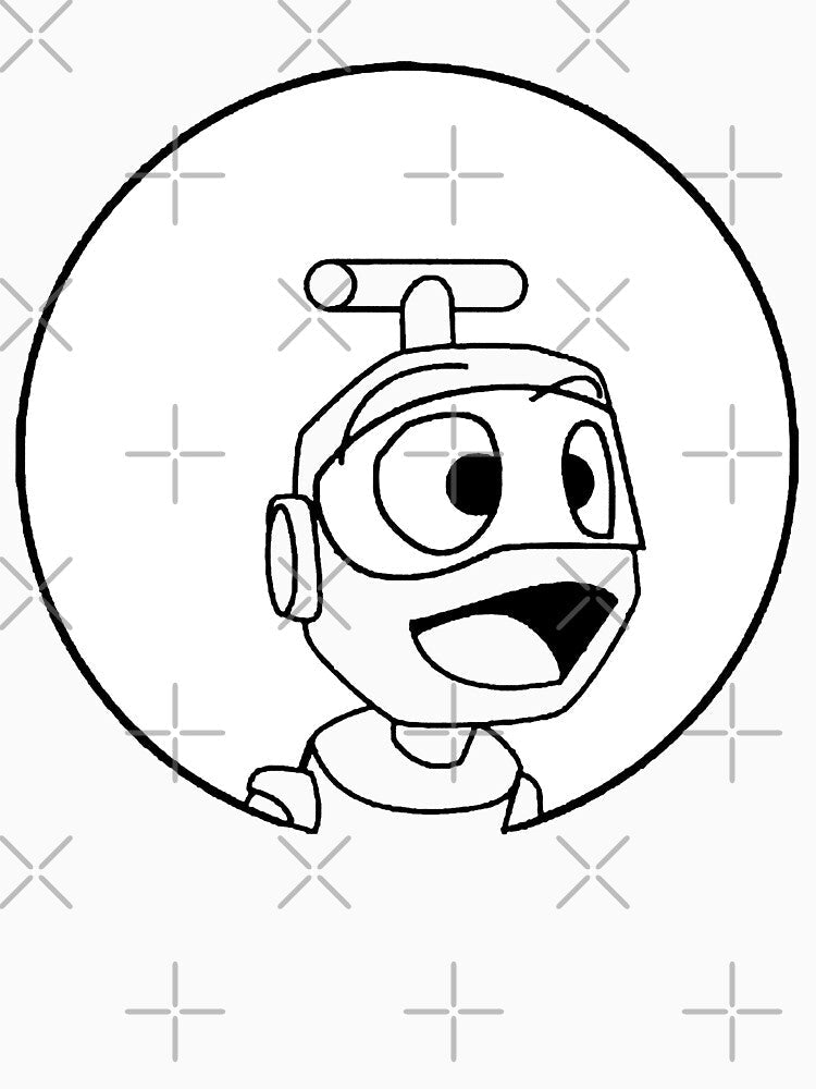 80s little robot by BrigitteCooper Unisex