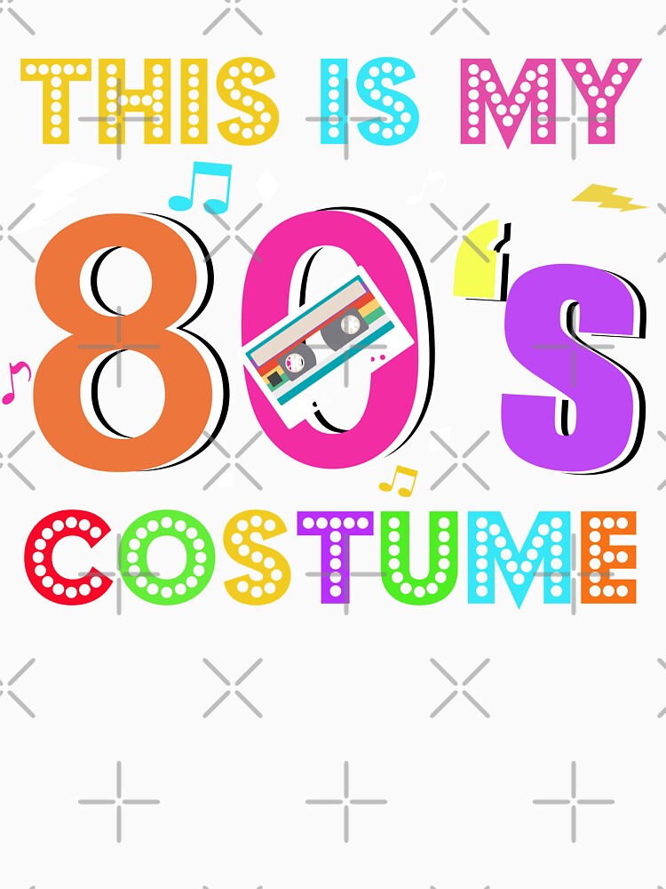 This Is My 80s Costume - Vibe Retro Party Outfit Wear by JukeLox Unisex