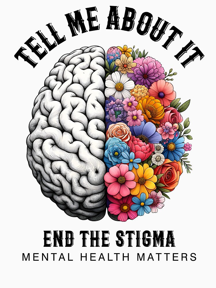 Tell Me About It Mental Health Matters by Eiwaprints
