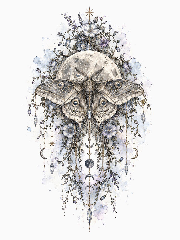 Lunar Moth Cycle by Shadow Sprite Art