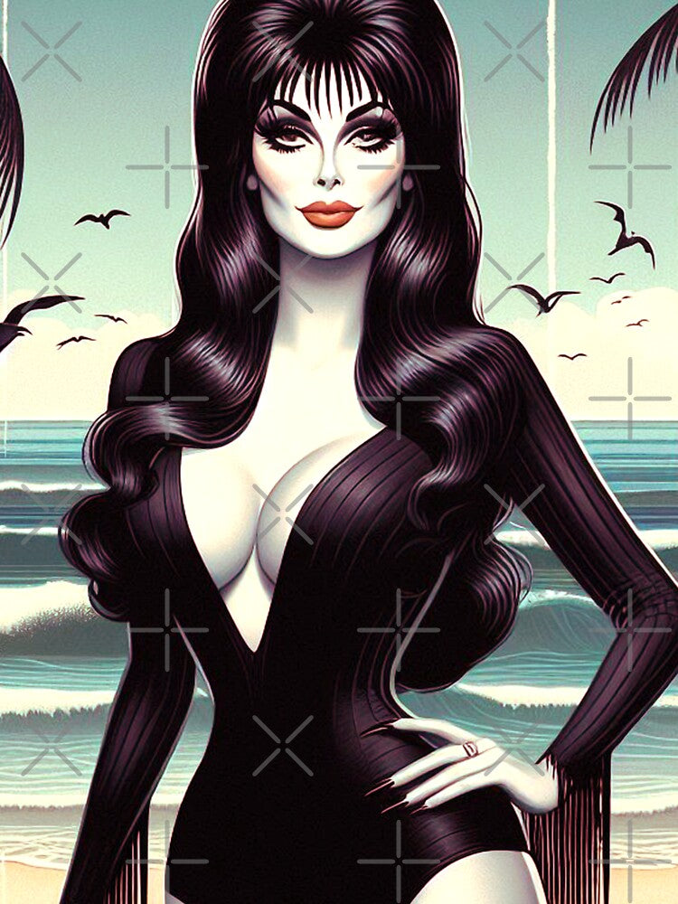 Summer Goth Girl by PulpVintage Unisex