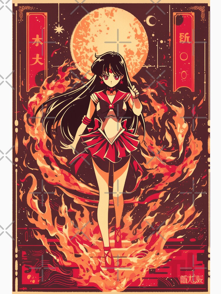Scout Mars Sailor Warrior by AnimeArsenalPrints Unisex