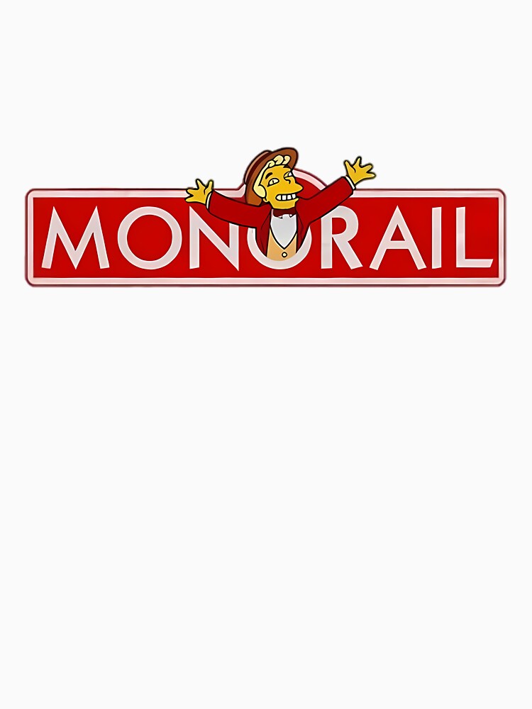 Lyle Lanley Monorail Logo Cartoon by CMSenseiStore Unisex