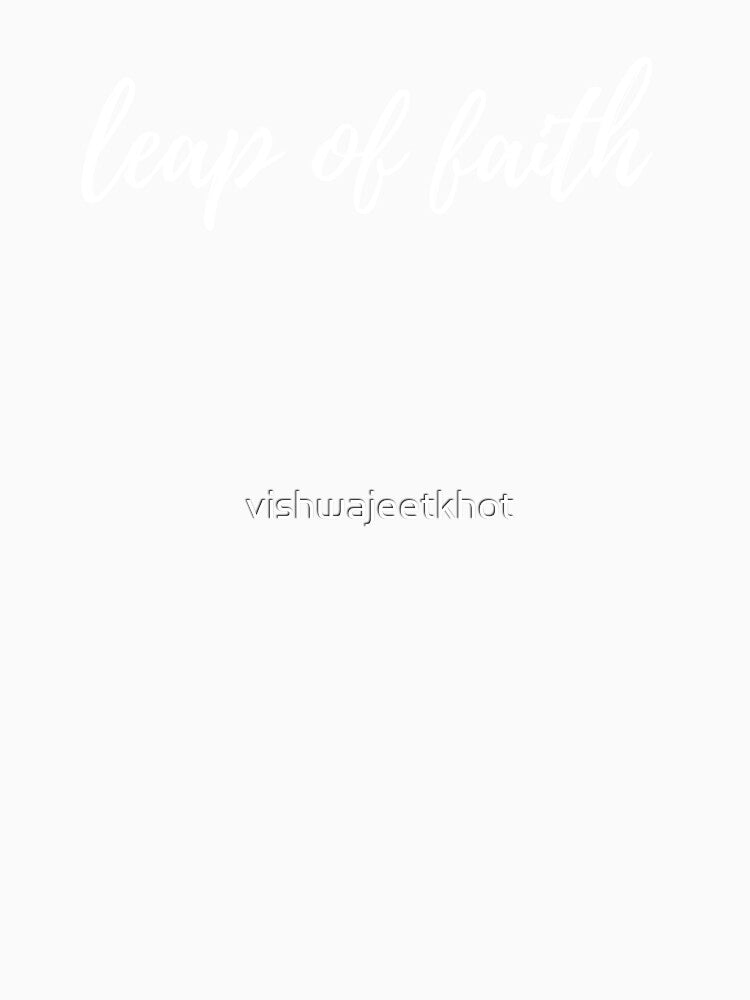 leap of faith by vishwajeetkhot Unisex