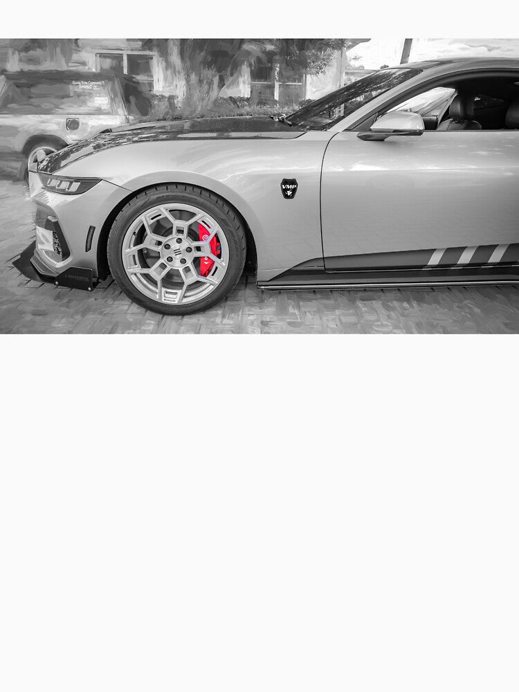 2024 Silver Ford Mustang Premium VMP X144 by RichFrancoCars Unisex