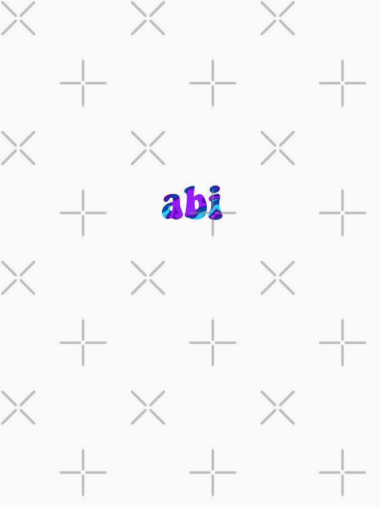 custom name design (abi) by createdbymia Unisex