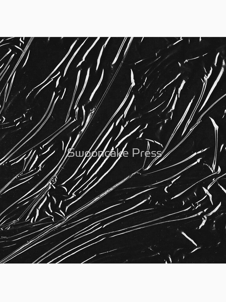 Black Plastic by Swooncake Press Unisex