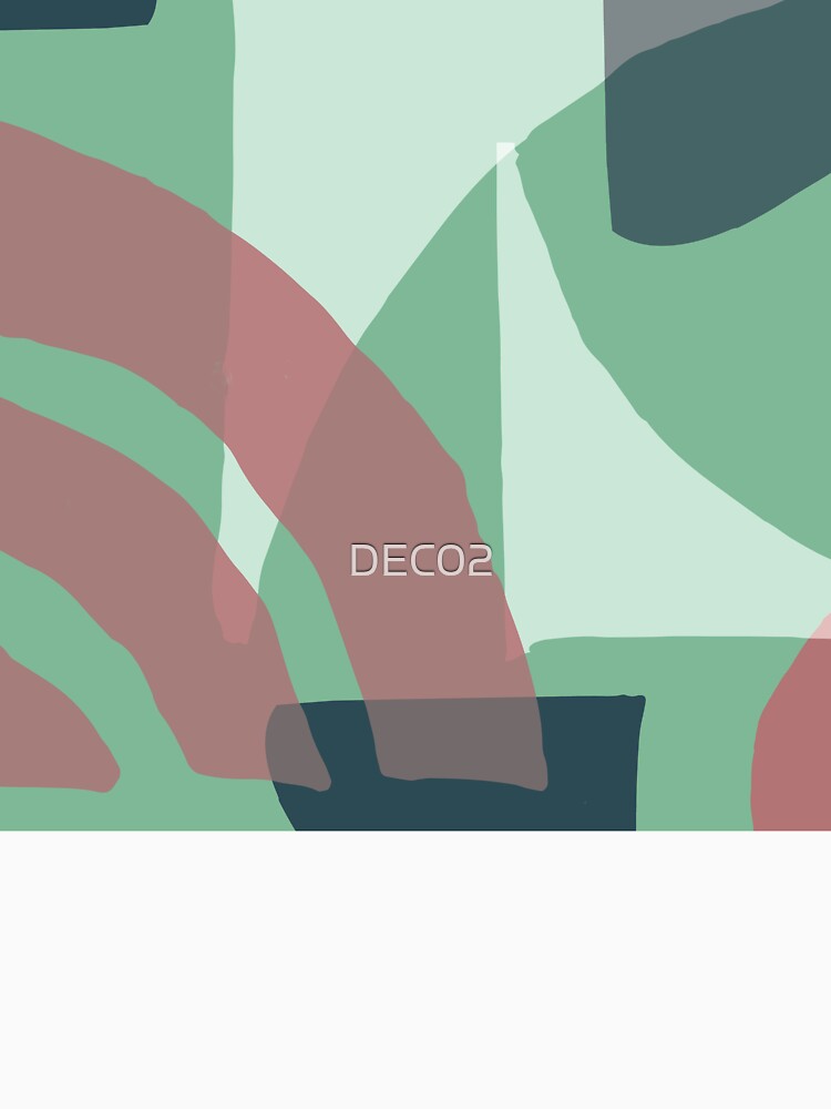 Mid-Century Modern in Minty Green and Mauve-Pink Pattern by DEC02 Unisex