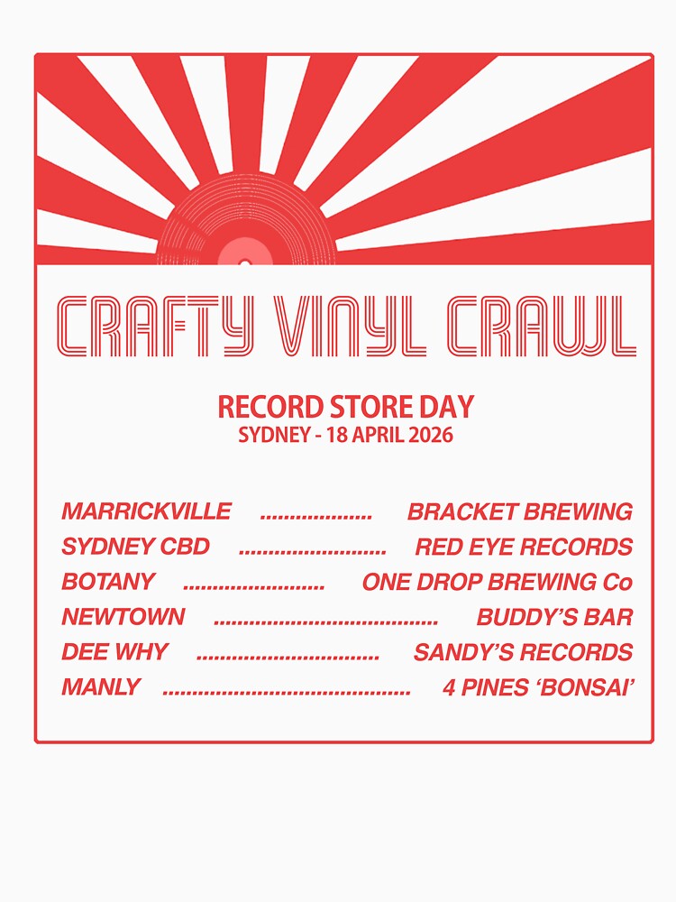 CRAFTY VINYL CRAWL 2026 by Monkez