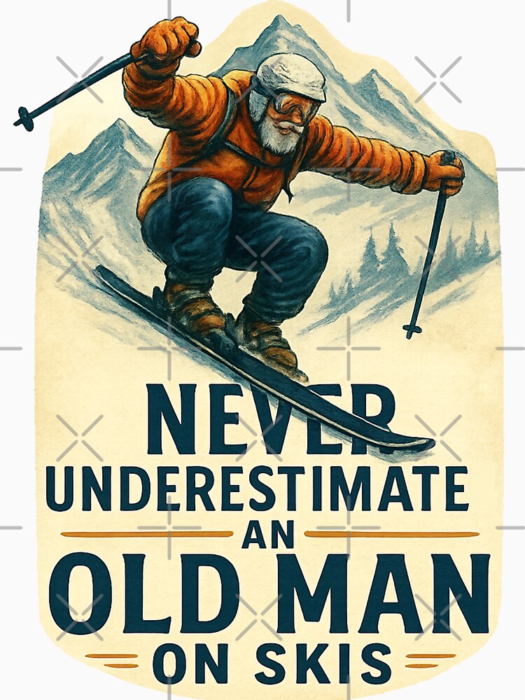 Ski Grandpa by erkinmaddison