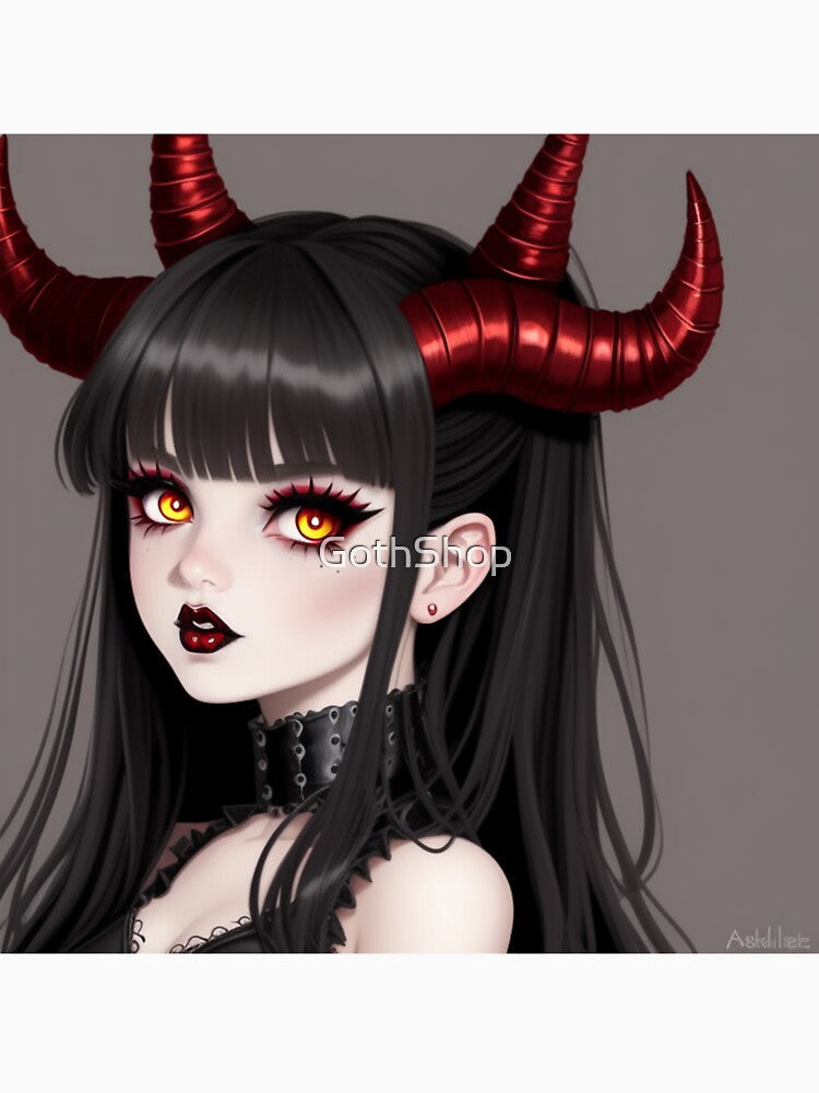 Goth Girl Cute Artwork 6 by GothShop Unisex