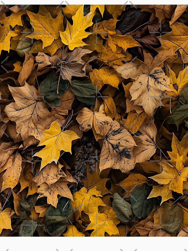 Autumn Leaves Camouflage All-Over Print T-Shirt by Reichcorp