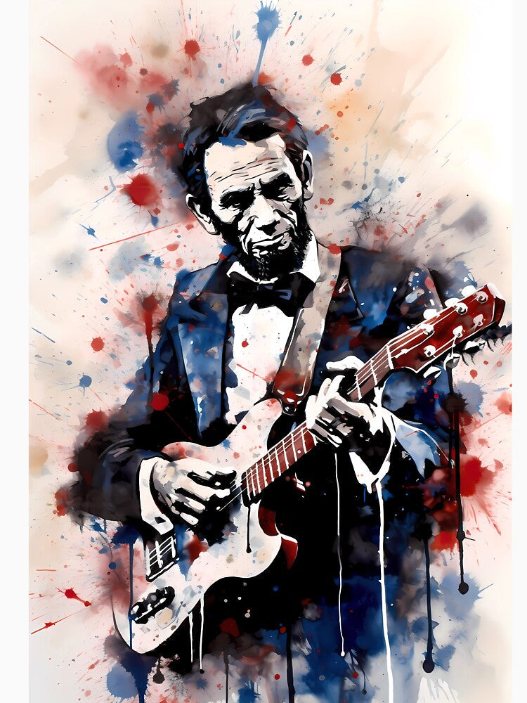 Abraham Lincoln Shredding by TortillaChief Unisex