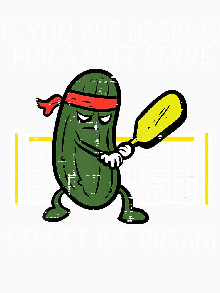 Pickleball Looking For Soft Serve Ice Cream by GeorgeneCharlo Unisex