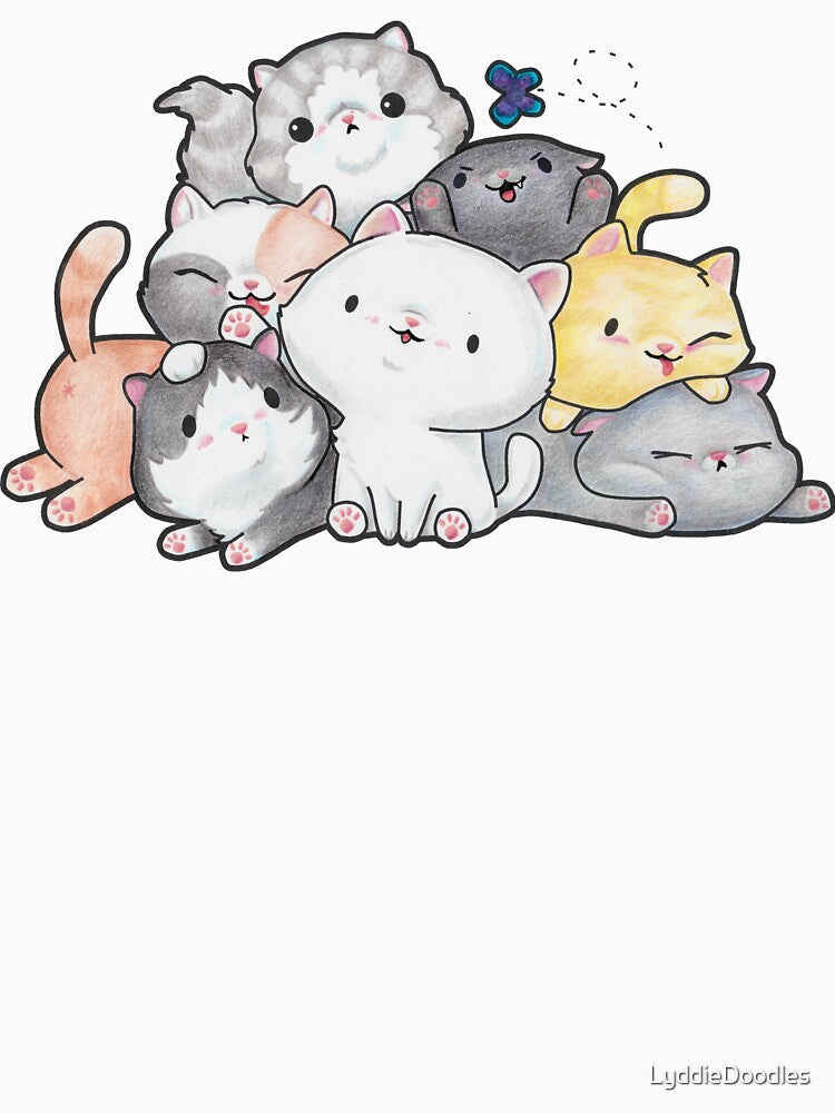 Pile of Kittehs by LyddieDoodles Unisex