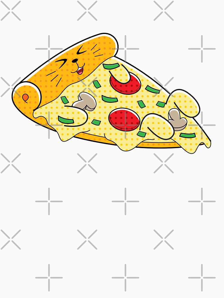 Yummy Kawaii Cat Pizza by PosterpartyCo Unisex