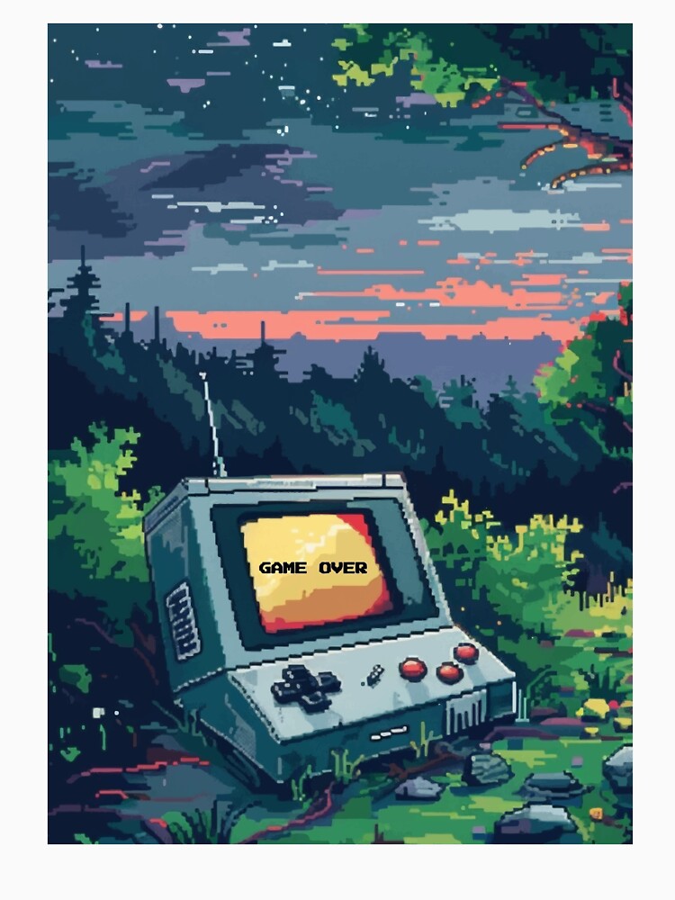 Pixel Retro Gaming – Nostalgic Arcade Tee by Hussar08 Unisex