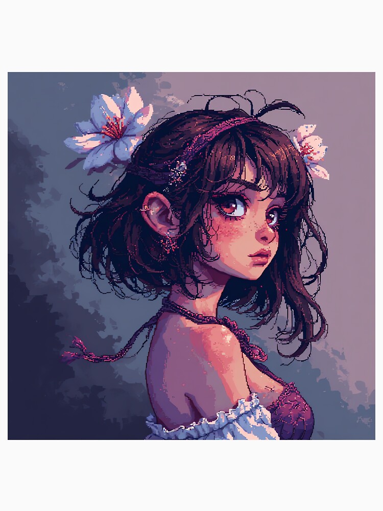 Retro Art Cute And Beautiful Girl by pexoboy Unisex