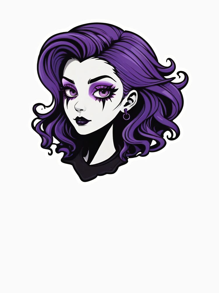 Goth Makeup Girl Classic Vintage Gothic Style by MadnessEnvelope Unisex