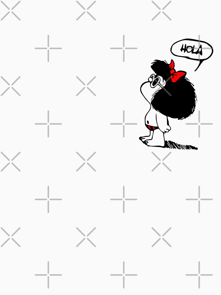 Mafalda classic quino shirt by MyWololo Unisex