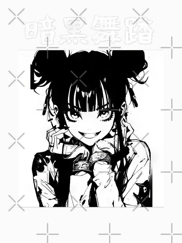 Goth Grunge Anime Girl Manga Aesthetic Streetwear 02 #890 by mika-gallery Unisex