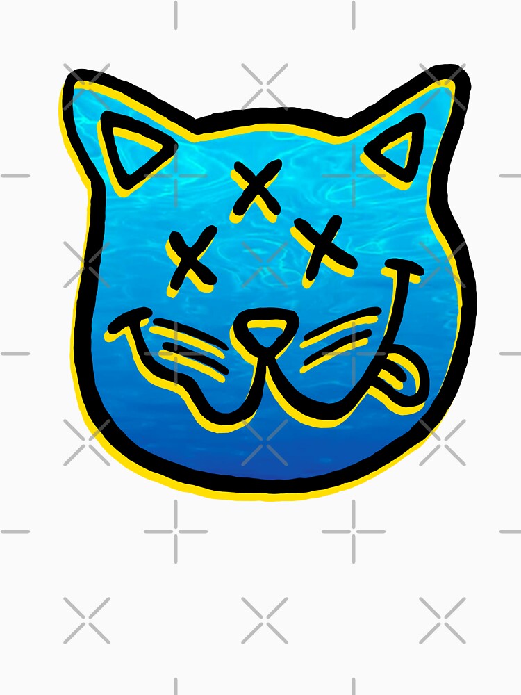 Grunge Cat - 3 Eyes by PickledjoArt Unisex