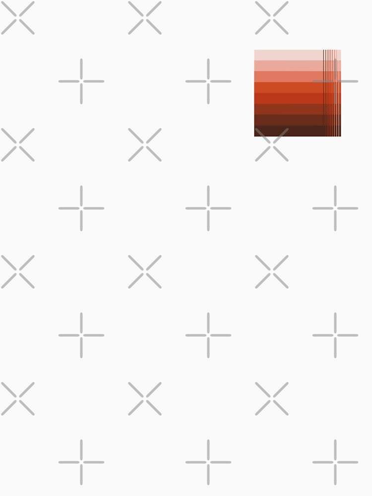 Simple design from shades of light red to dark brown by Cherevan Unisex