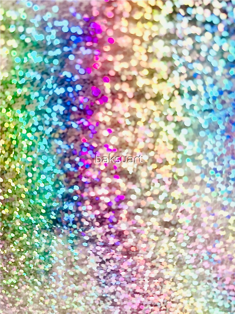 Cotton candy glitter by baksuart Unisex