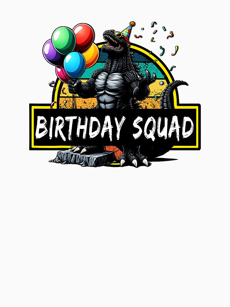 Birthday Squad Kaiju Birthday Party Monster Lover by Dodgerrrr299