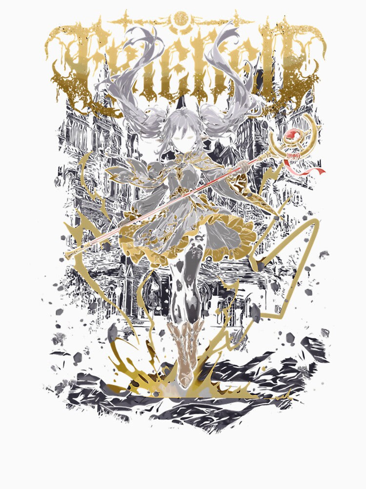 Black Heavy Metal Magician Girl by thuuthays Unisex