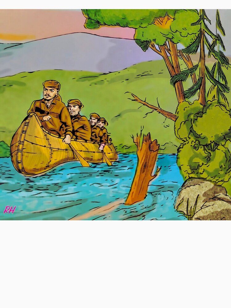 Canoeing up Stream by Harold122Jade