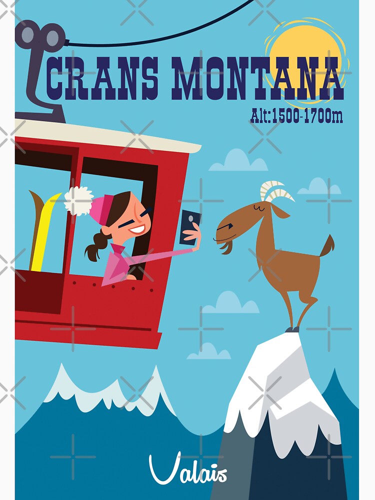 Crans Montana poster by GAGodel Unisex