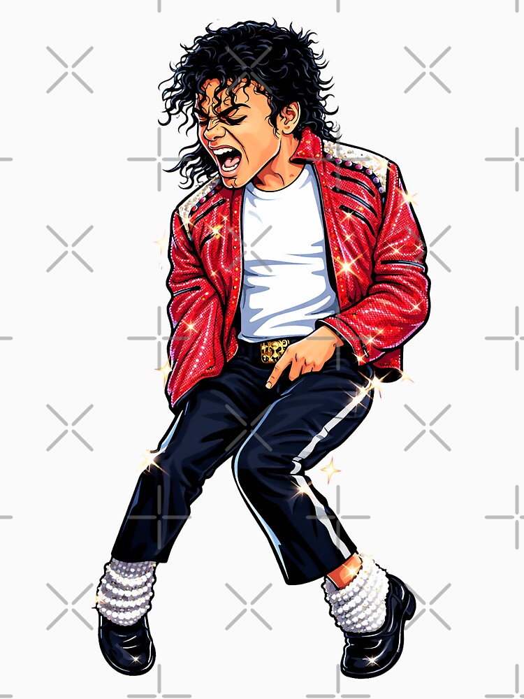 Michael Jackson in a dance pose by Imprearte