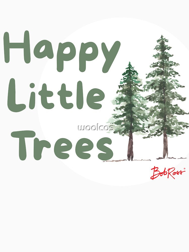 Happy Little Trees Bob Ross Fan Art by woolcos Unisex