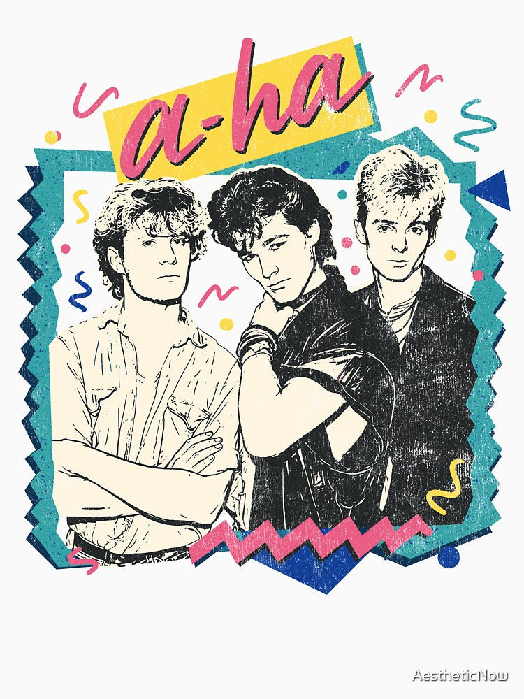 a-ha , Original 80s Retro Fan Design by AestheticNow Unisex
