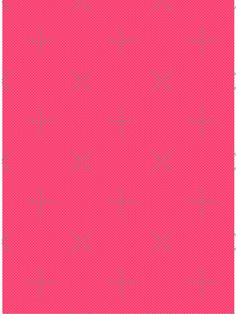 Solid Color Pink Hand Drawn with Pink Artist Gel Hand Drawn Novelty by Victoria Rose Unisex