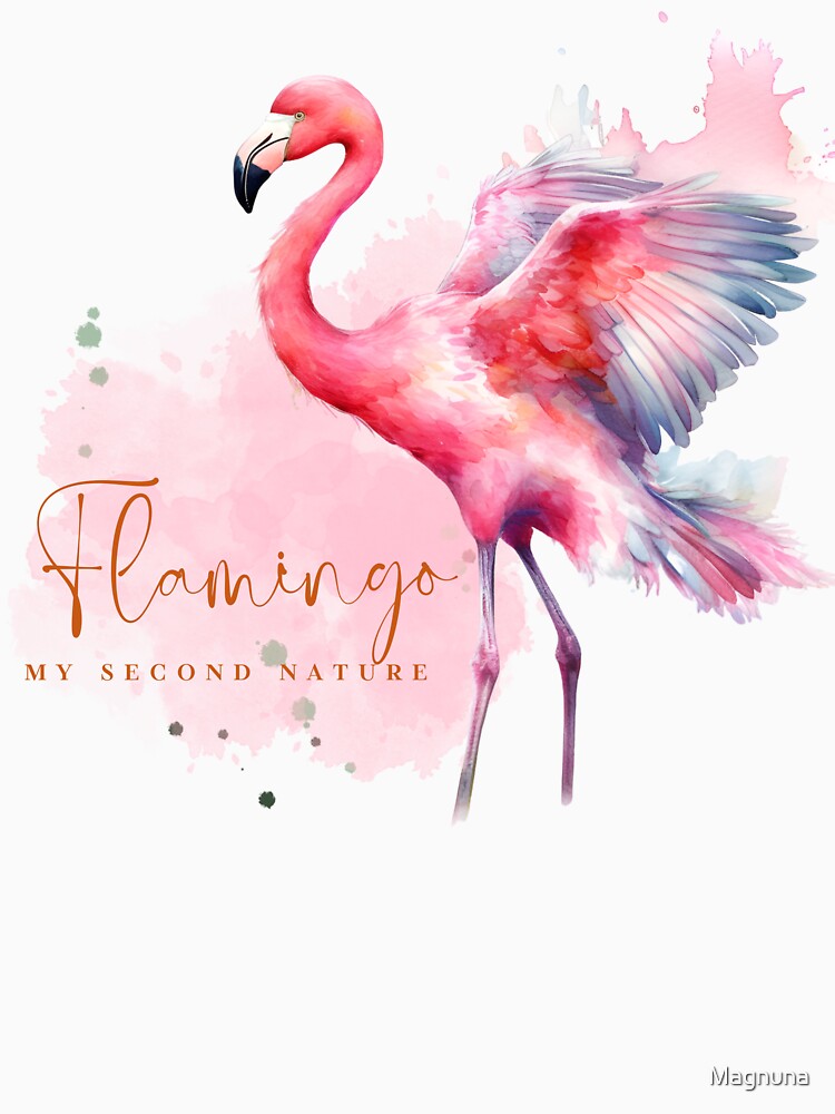 Pink Flamingo My Second Nature by Magnuna