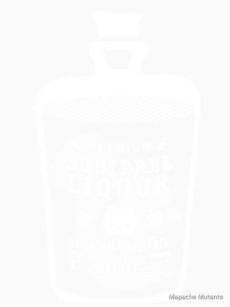 Premium Squirrel Liquor by Mapache Mutante Unisex