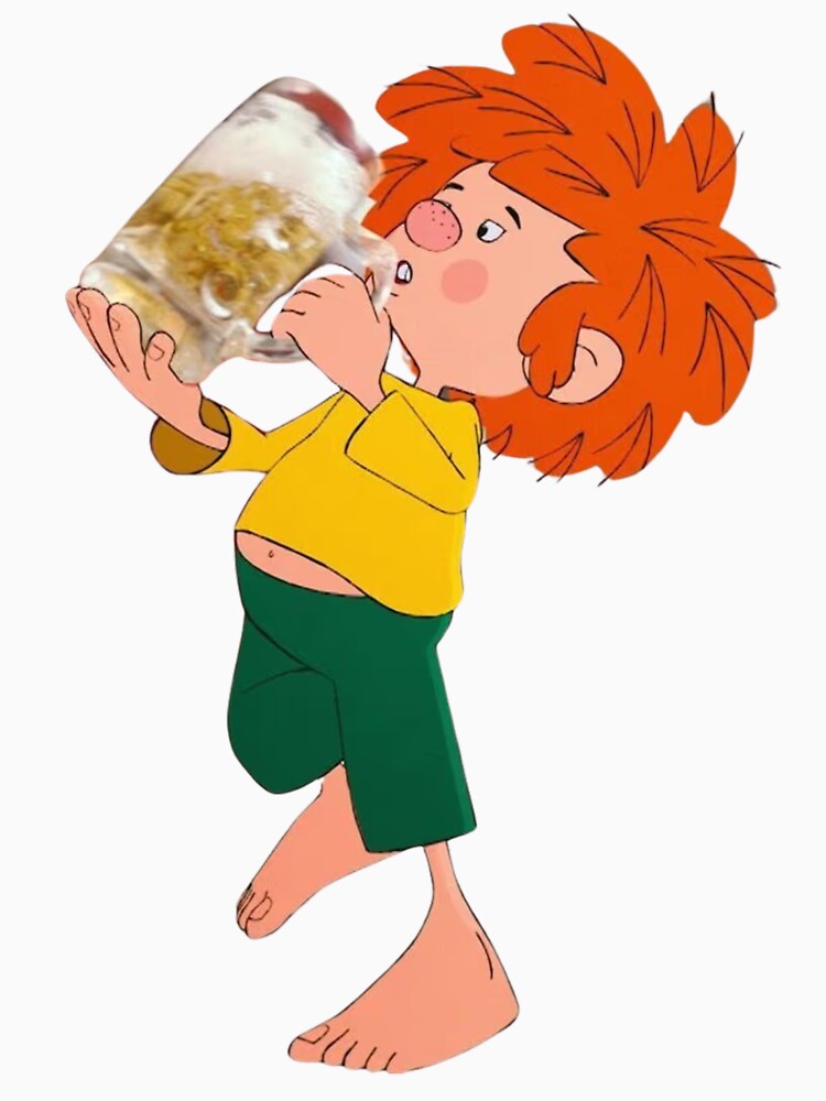 Pumuckl drinks beer by DieViolettHund Unisex