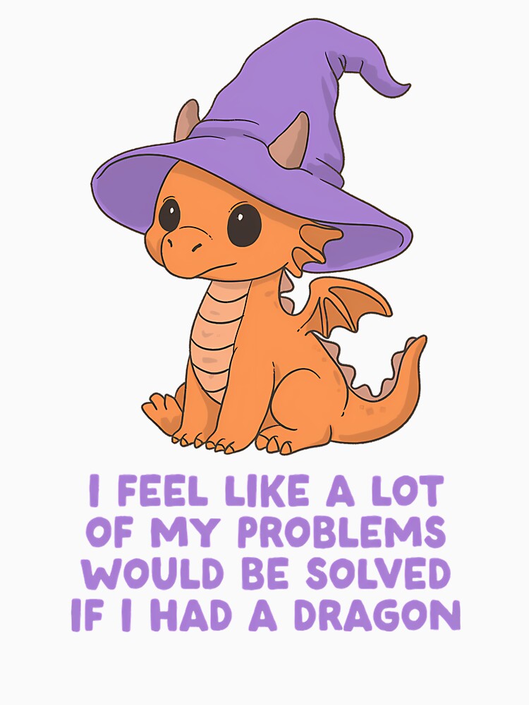 Cute Baby Dragon Wizard by agustintr-evino Unisex