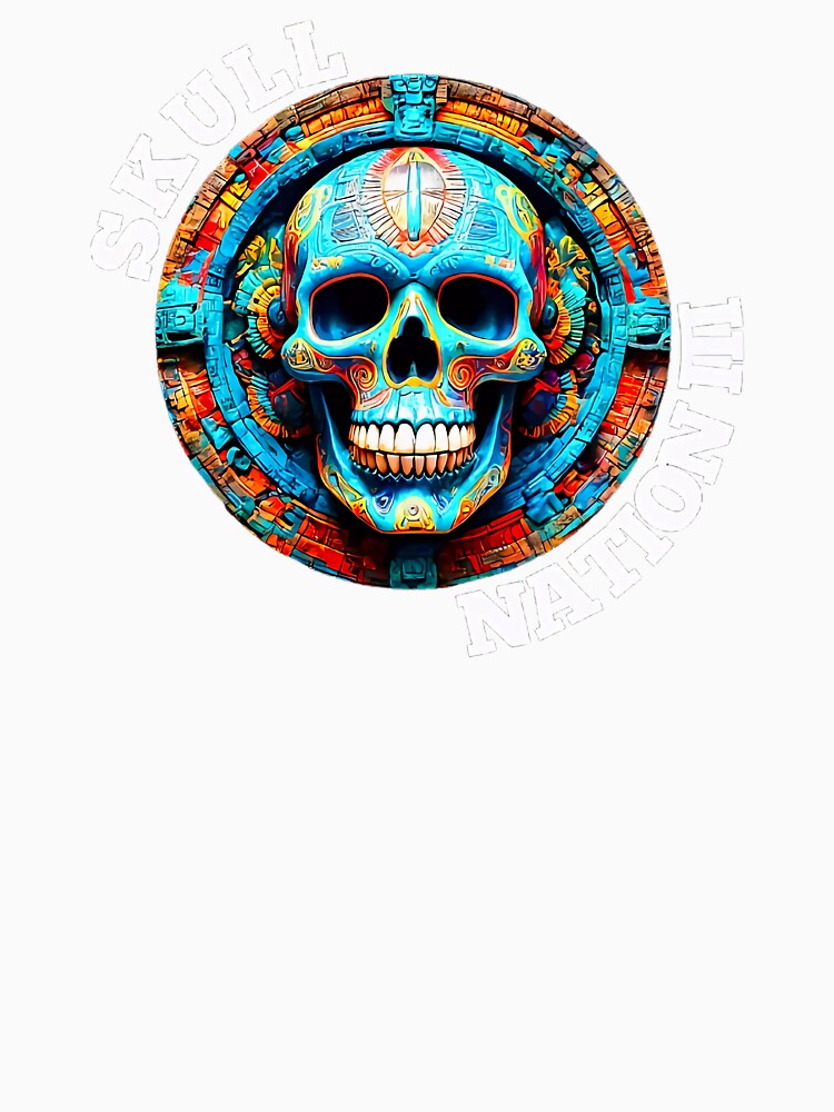 Skull Nation III (Mayan Edition) by tT2d Unisex