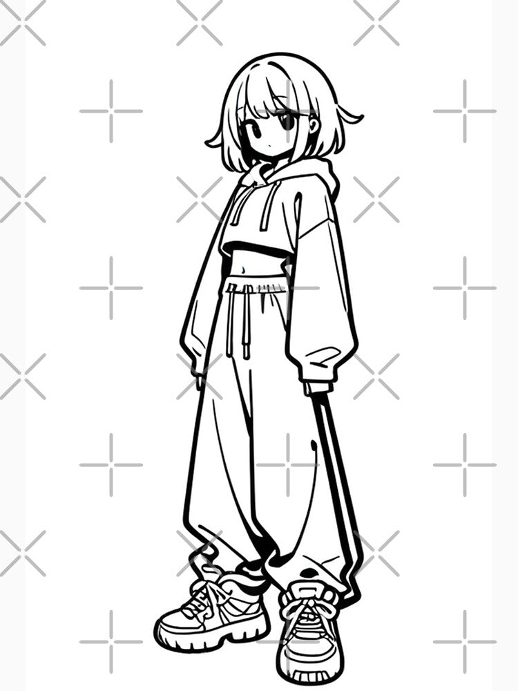 Fashion - silhouet woman crop by AnimeShin Unisex