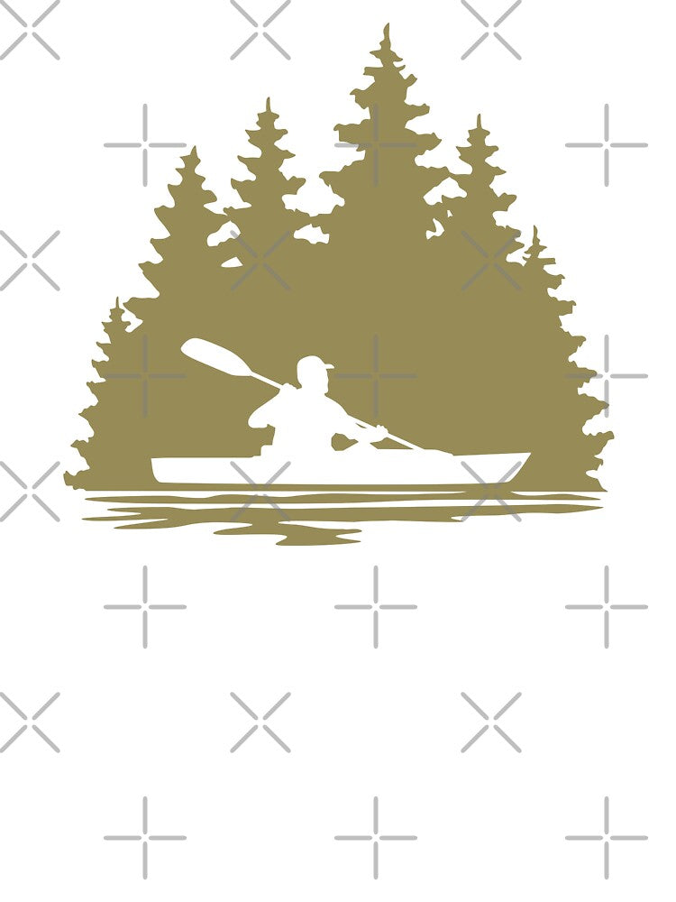 Silhouette of a Man Kayaking on a Lake by Sam Morrison