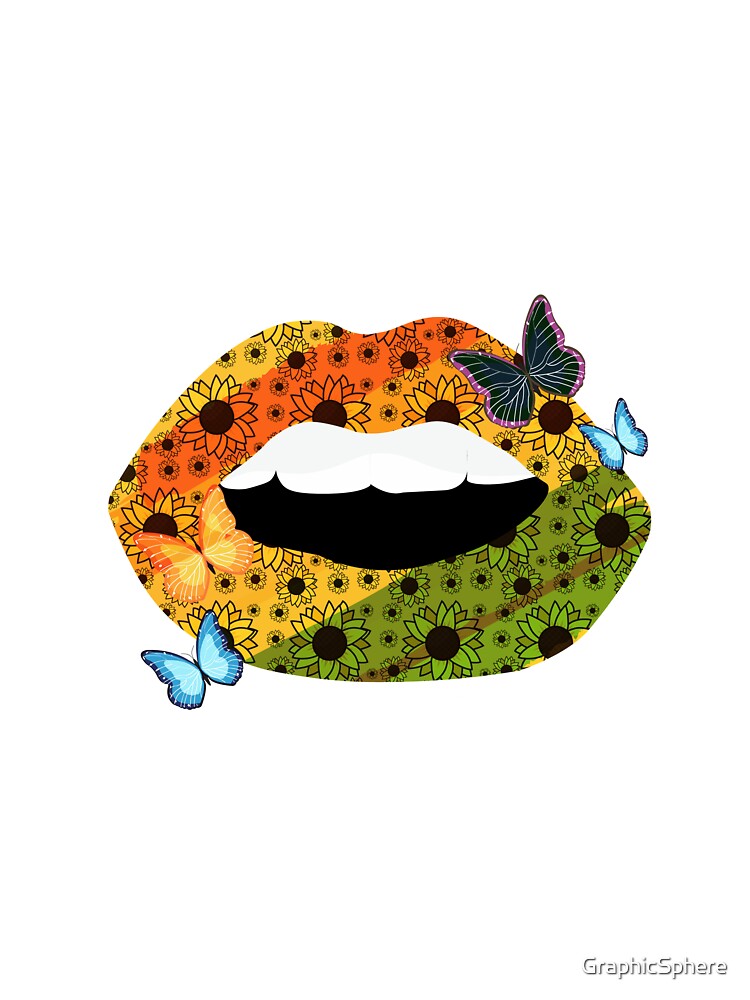 Sunflower lips by GraphicSphere