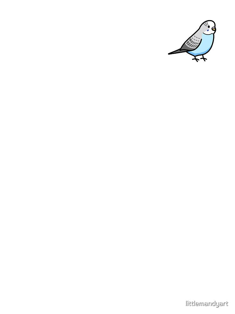 Blue Budgie by littlemandyart Unisex