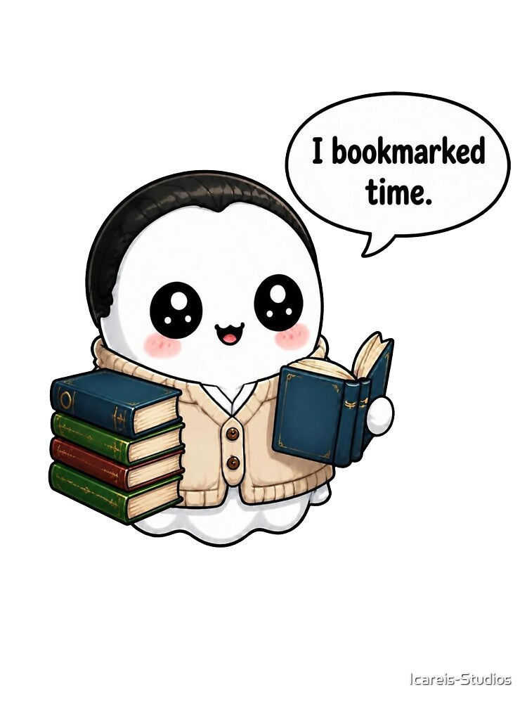 Bookish Ghost Librarian by Icareis-Studios