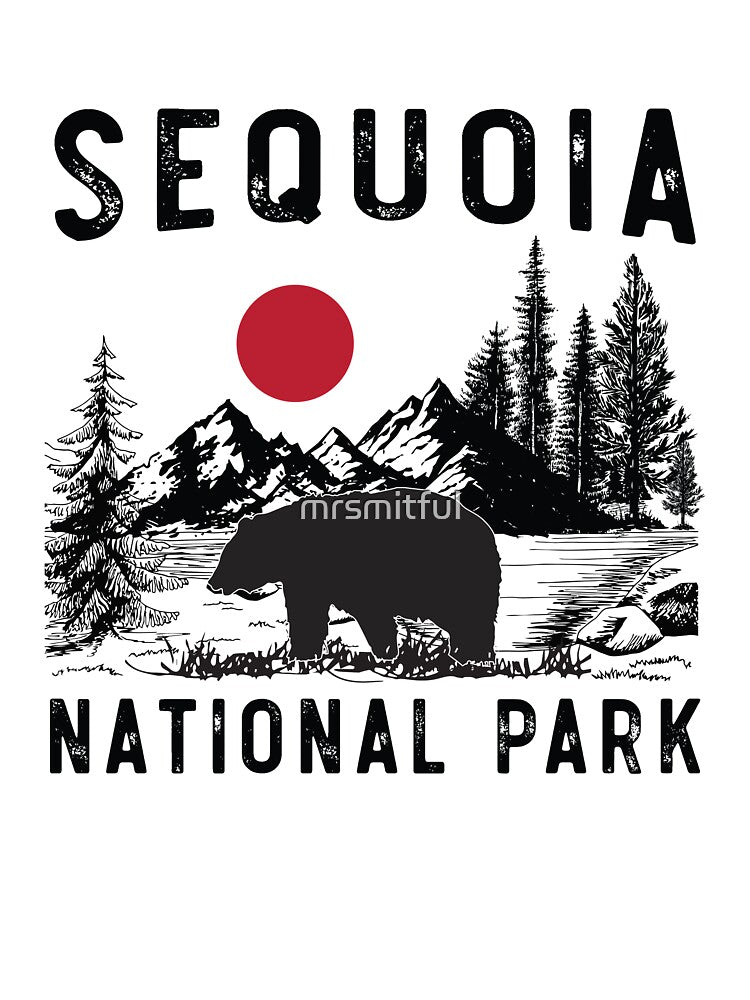 Vintage Sequoia National Park California Black Bear Souvenir by mrsmitful