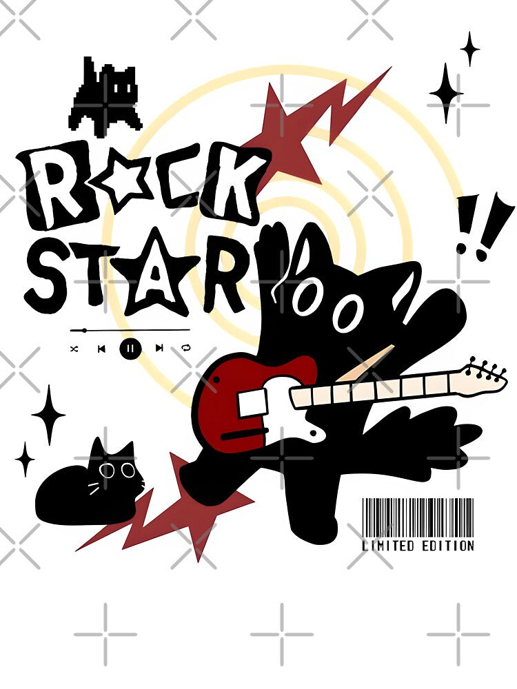 Rock Star Kitty by SlayPOPShop Unisex