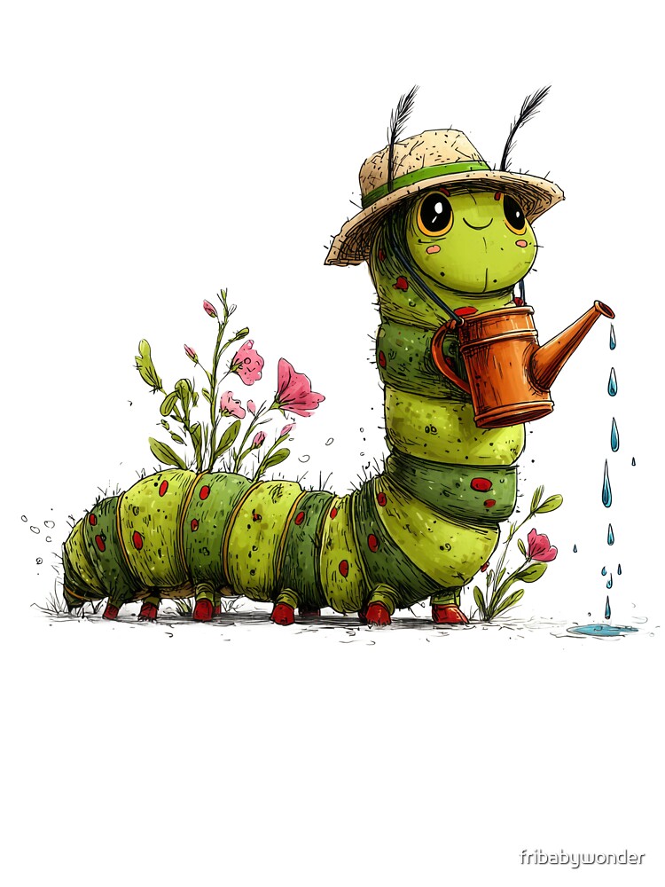 Cute bug gardener! by fribabywonder